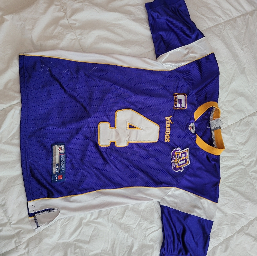 Size 48 Favre vikings jersey